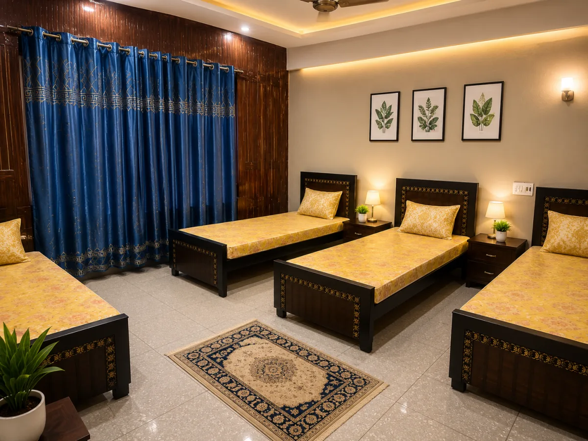 I-9/4 Shaheen Boys Hostel 4-seater furnished room in I-9/4, Islamabad