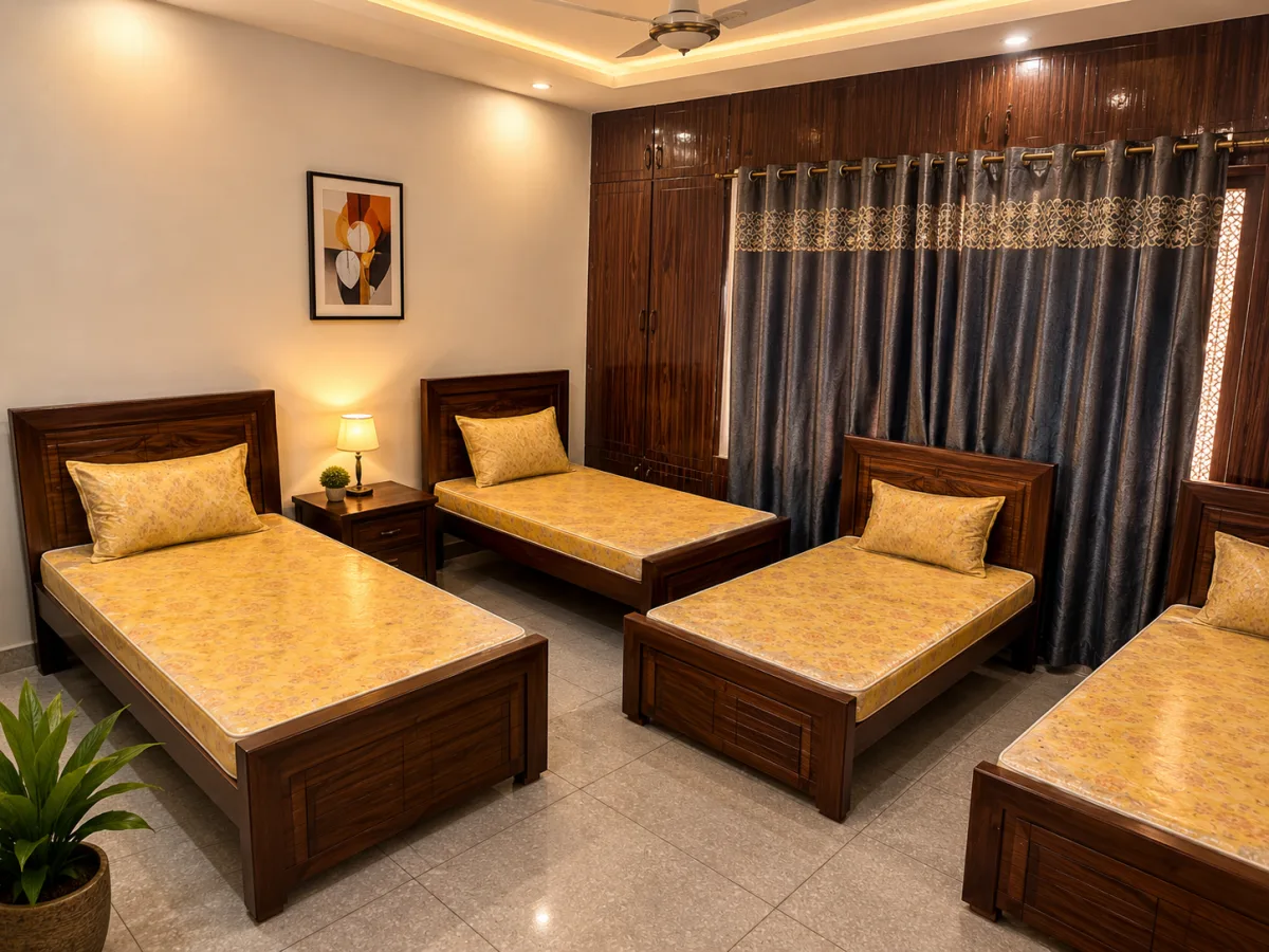 I-9/4 Shaheen Boys Hostel 4-seater furnished room in I-9/4, Islamabad