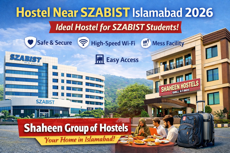 Hostel Near SZABIST Islamabad