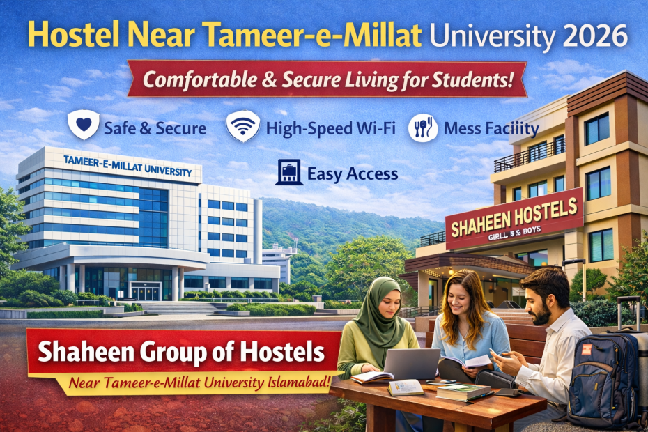 Hostel Near Tameer-e-Millat University Islamabad