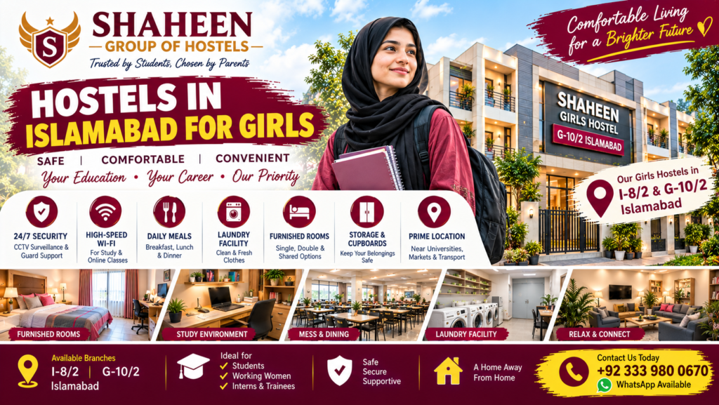 Hostels in Islamabad for Girls